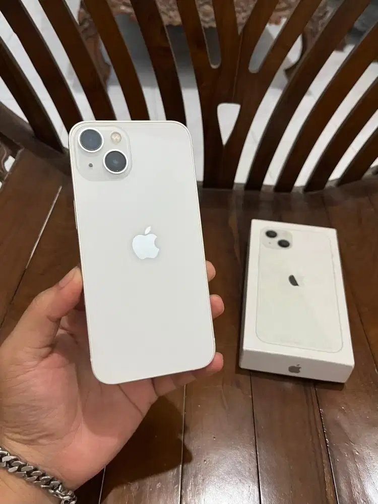 Iphone 13 128gb White, Inter Bisa Semua Kartu, Mulus Fullset
