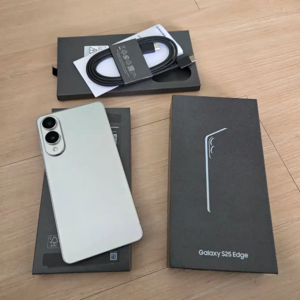 Samsung S25 Edge Resmi Sein 12/256 Gb Muluss Fullset Original