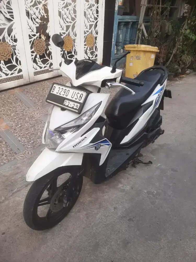 Honda Beat ECO 2019 ss lengkap mesin bagus Kilometer 37Ribu,plat B DKI