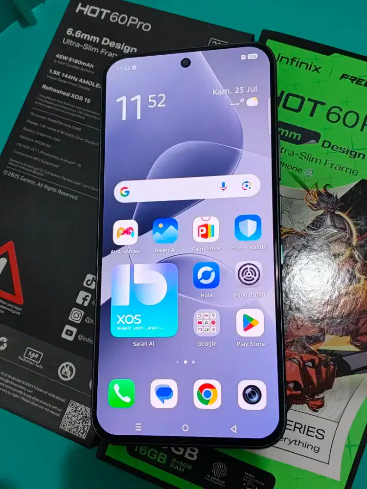 Infinix hot 60 pro 8/256 fullset