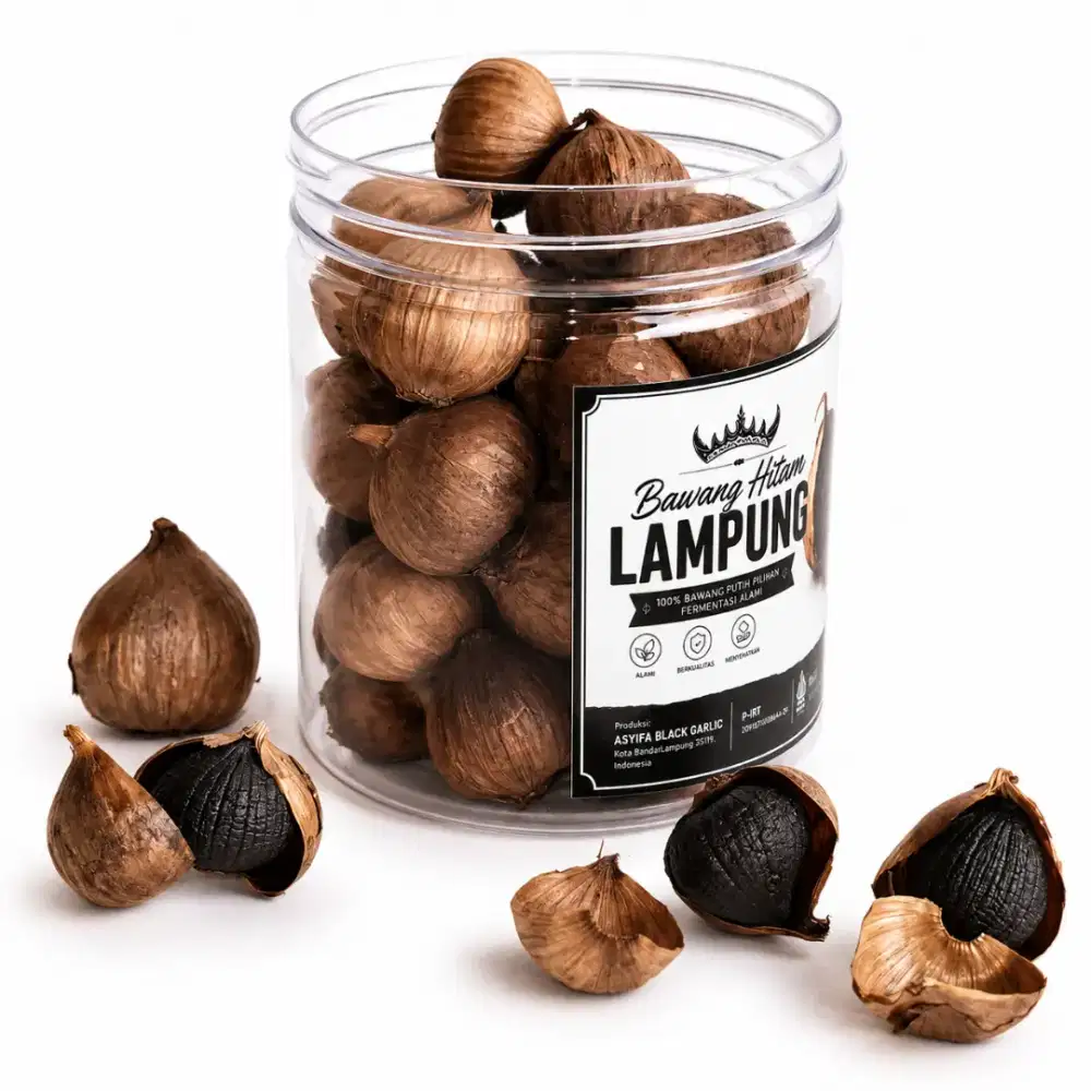Bawang Hitam Lampung Bawang Putih Tunggal 200 gram