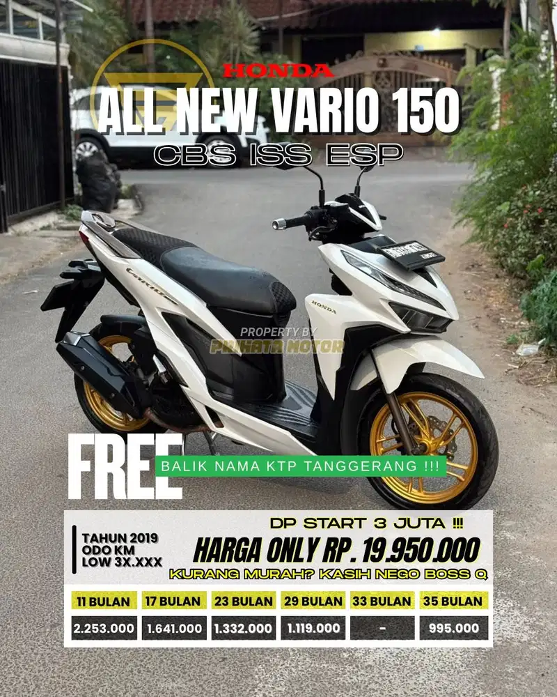 HONDA ALL NEW VARIO 150 CBS 2019 !!!