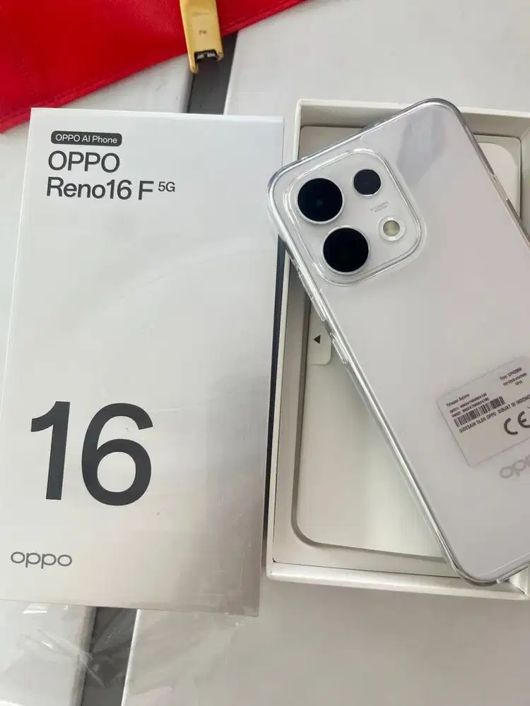 OPPO Reno16 F 5G 8GB- cash, kredit cukup KTP, tukar-tambah, spaylater