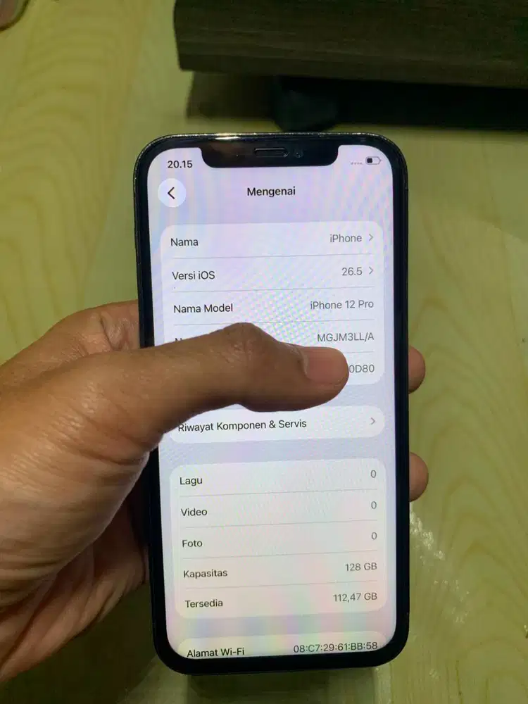 Iphone 12 Pro 128gb inter all op ex kemenprin