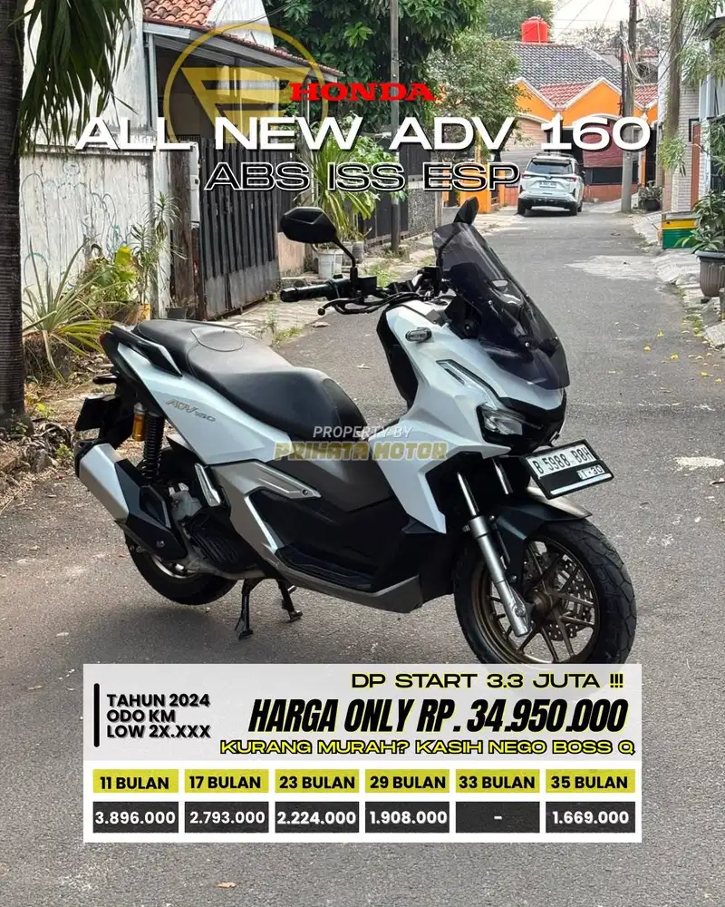 CREDIT DP MULAI 3.3 JUTAA ADV 160 ABS ISS ESP 2024 !!!