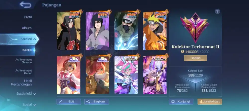 Mobile Legend 4 Skin Naruto