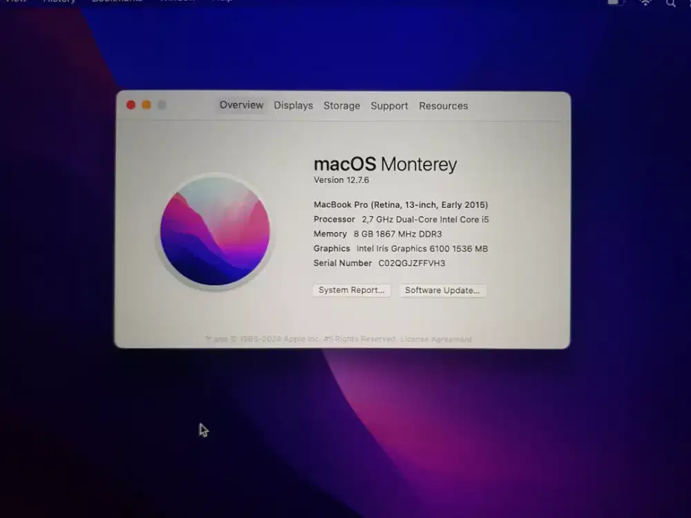 Macbook pro 2015