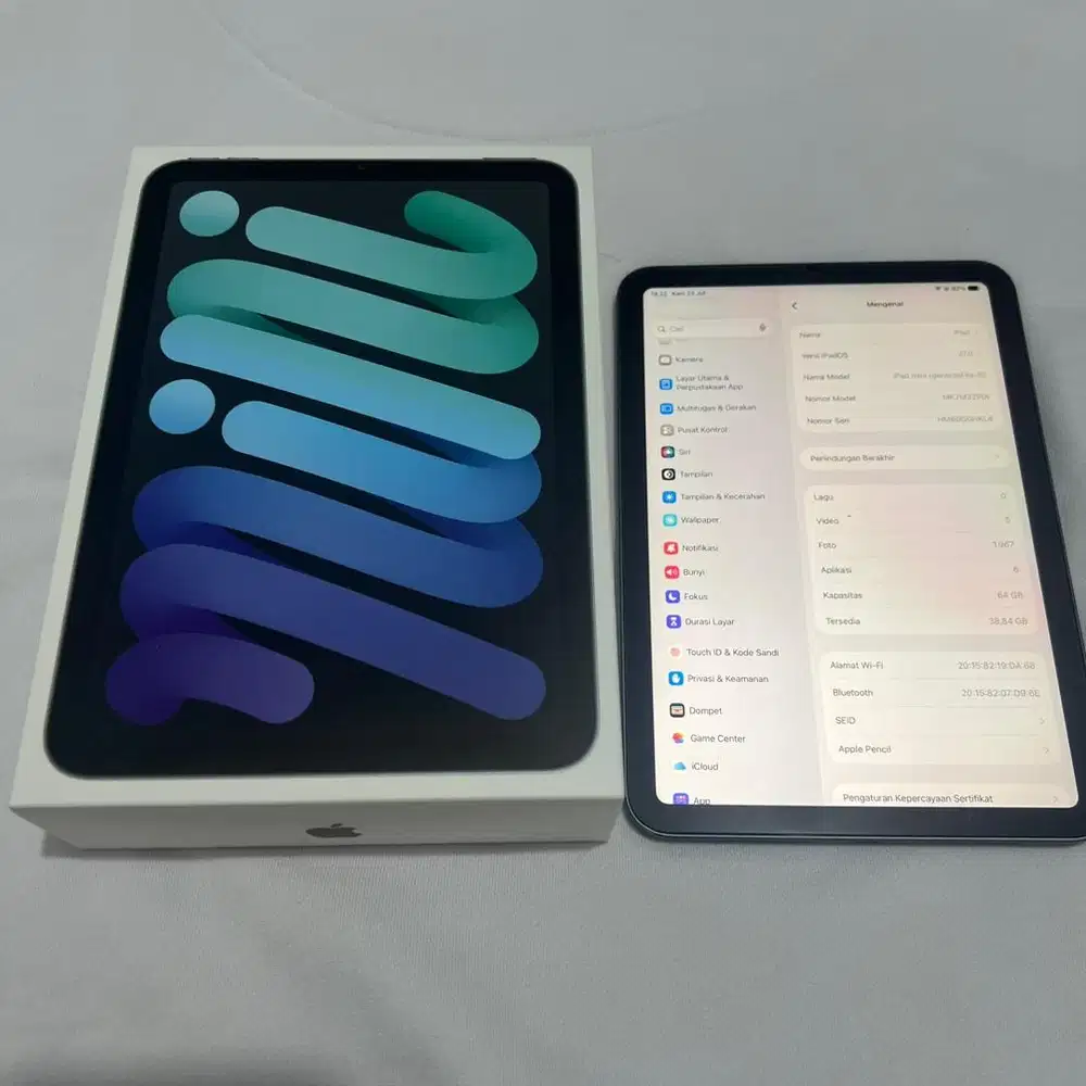 Ipad Mini 6 64Gb Wifi Only Ex Inter Second Fullset