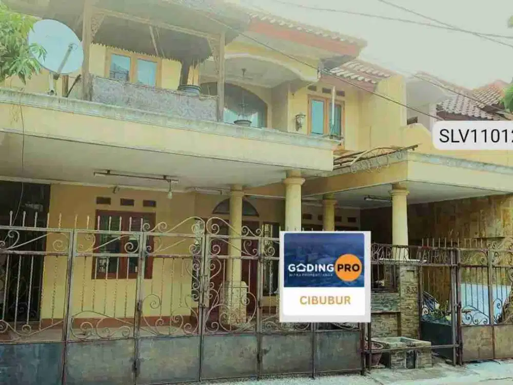 DIJUAL RUMAH 2 LANTAI LOKASI STRATEGIS DAN BEBAS BANJIR DI RADAR AURI, CIMANGGIS