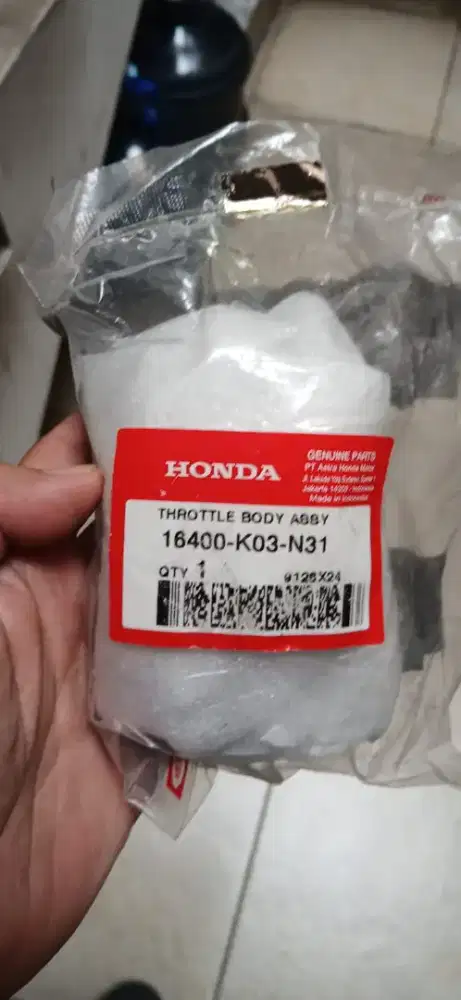 Throttle Trotel TB body fullset Honda Revo PGM FI 100% BARU ORI AHM
