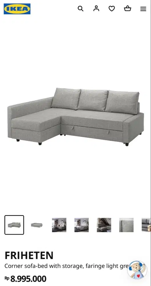 SOFA IKEA FRIHETEN