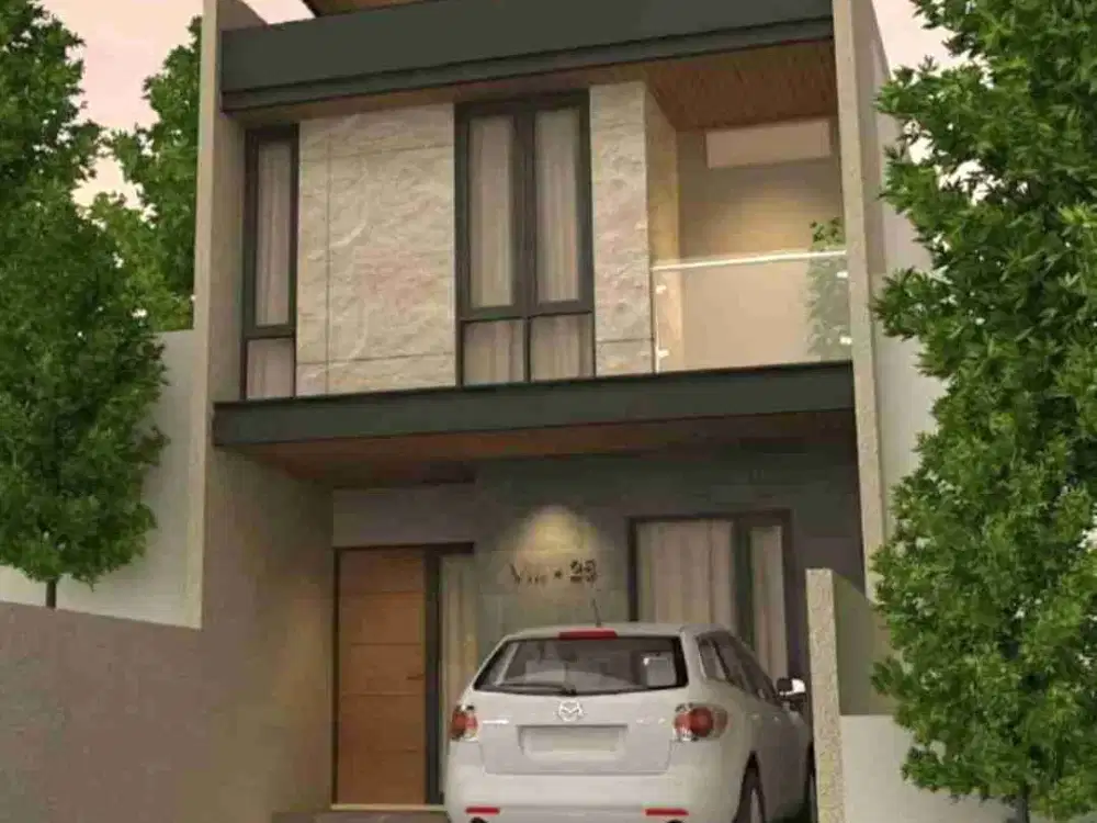 DIJUAL RUMAH BARU MODERN MINIMALIS MANYAR