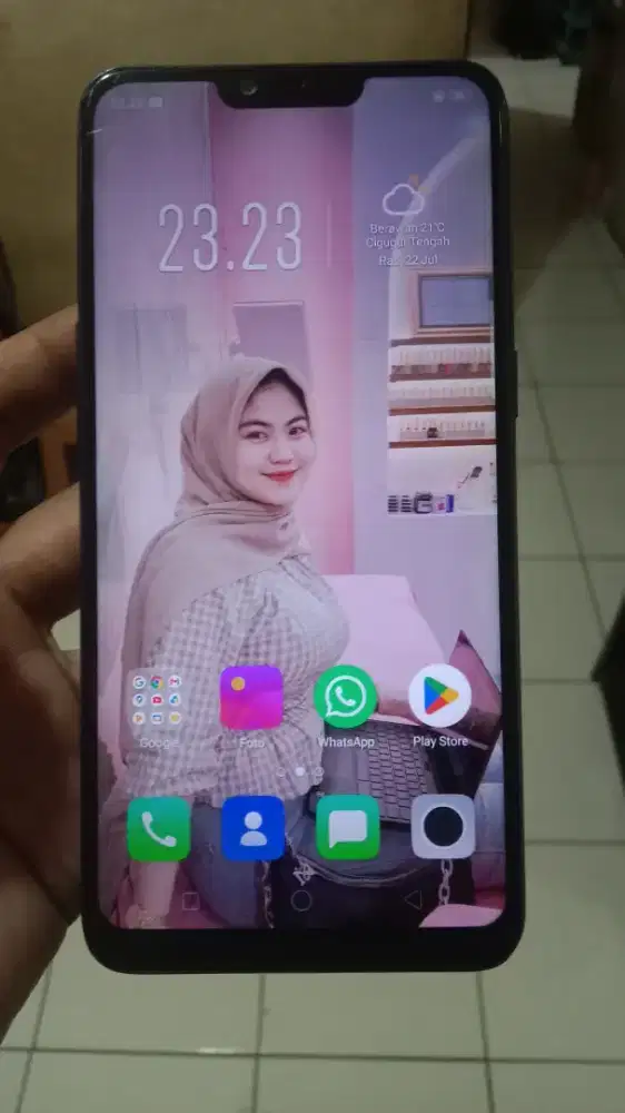 Oppo A3s 4G 2/16 layar 6.2 inchi normal