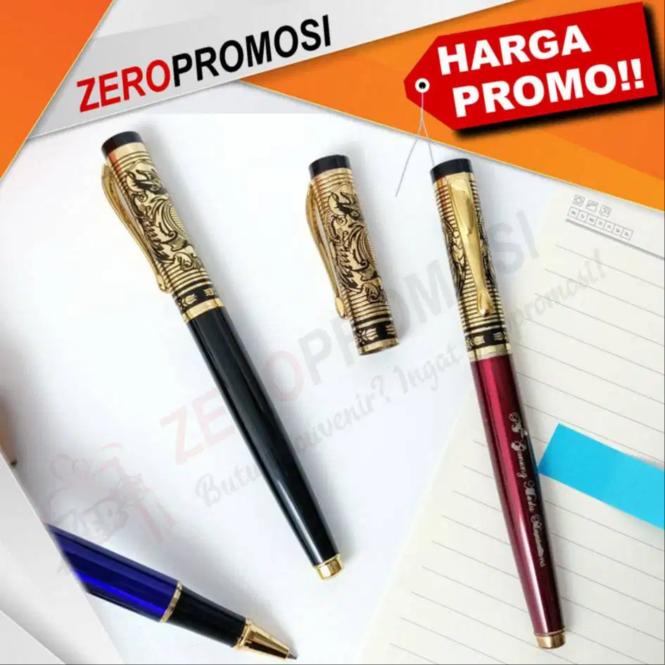 Souvenir Pulpen Batik Premium Custom Logo