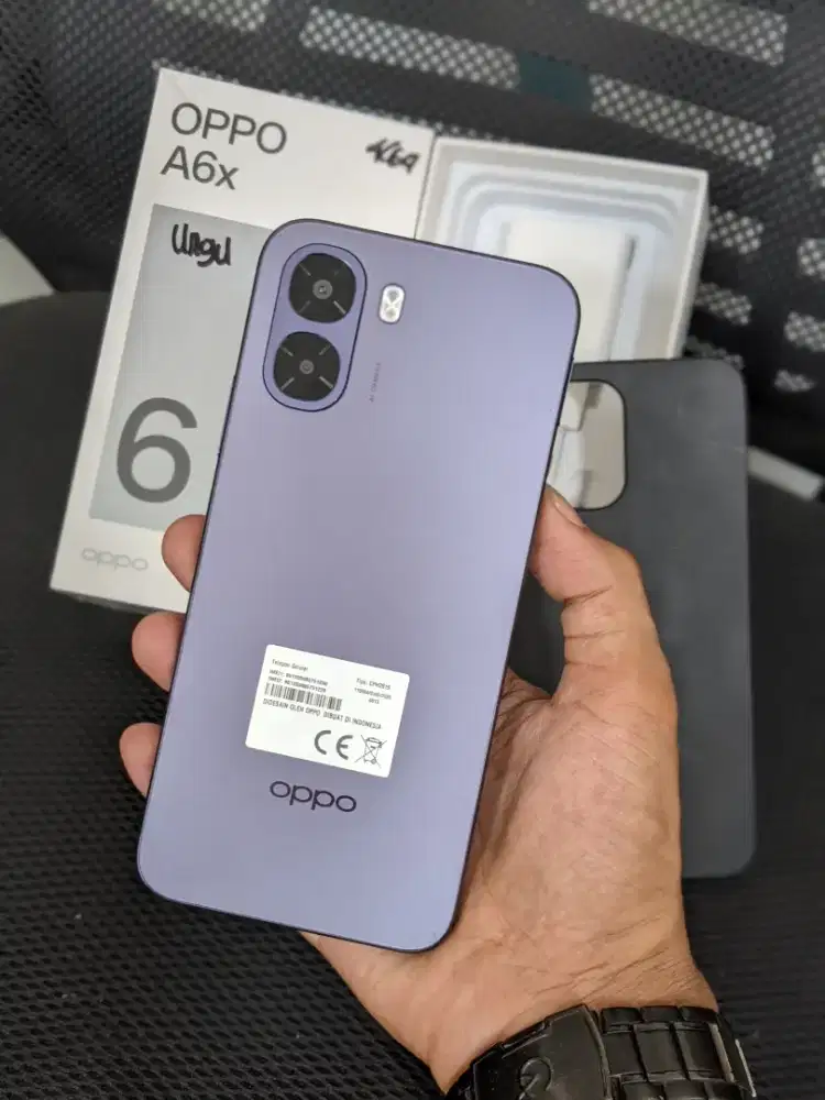 Oppo A6x Ram 12GB 4+8/64GB 2 Bulan pakai Garansi Mei2027