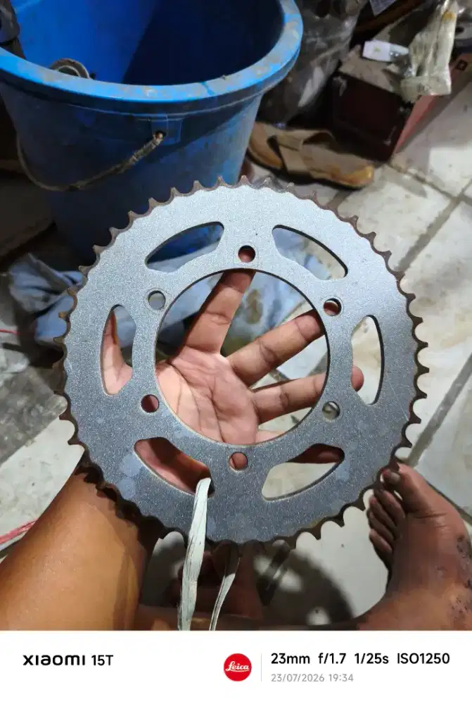GEAR GIR BELAKANG MOTOR BEBEK/SPORT 46T MERK NPP