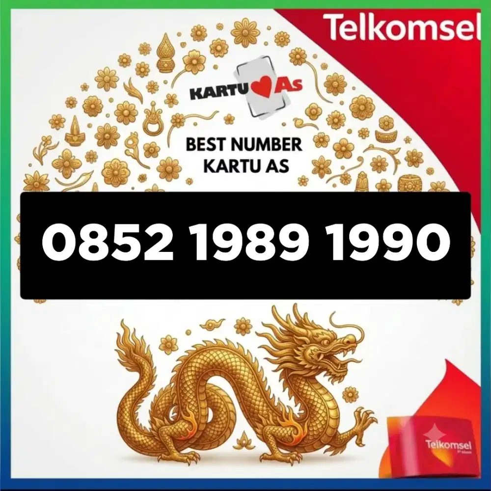 Nomor cantik Telkomsel kartu as seri double Tahun Lahir
