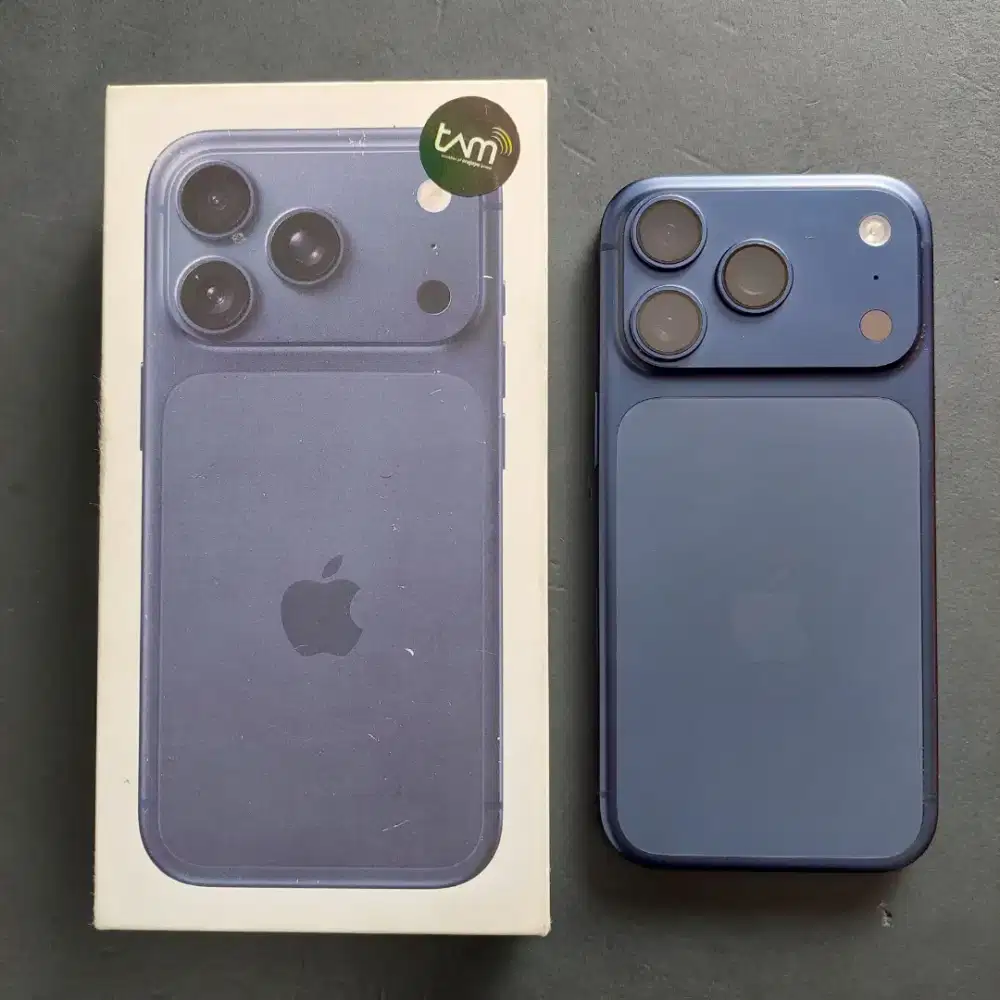 IPHONE 17 PRO 256GB DEEP BLUE GARANSI RESMI IBOX