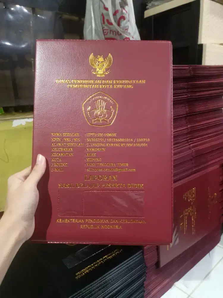 JUAL MAP SAMPUL IJAZAH & RAPORT