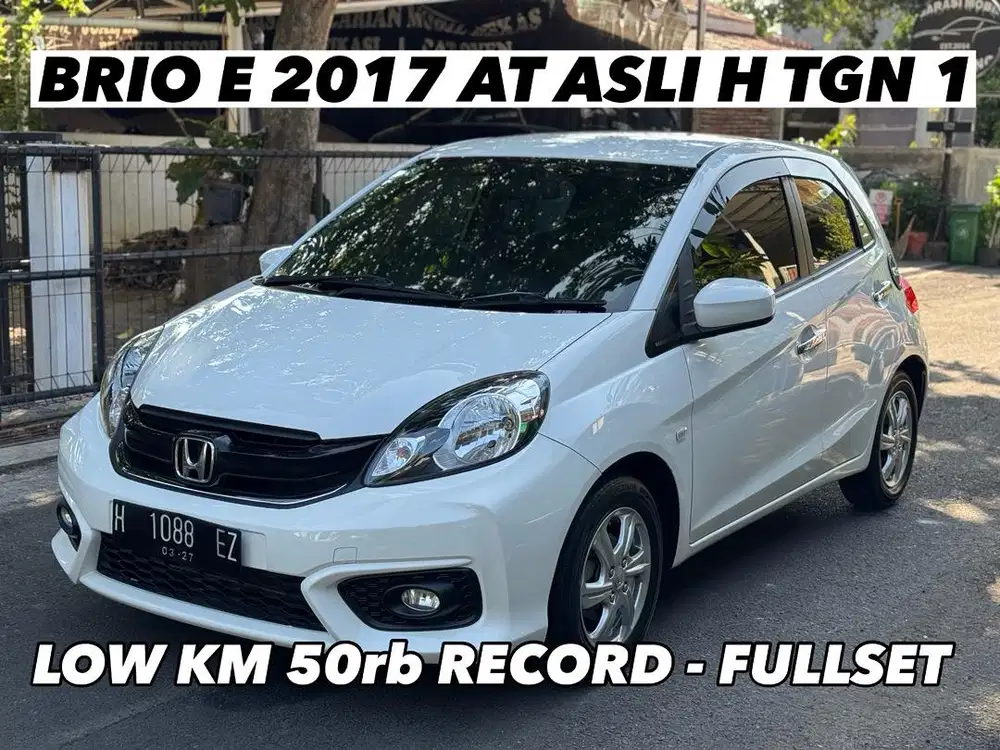 Km50rb BRIO E 2017 AT HONDA