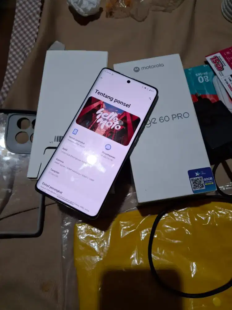 Motorola edge 60 pro ram 12/256 fullset original