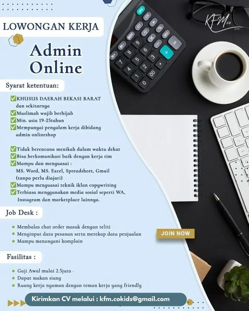 Loker admin online