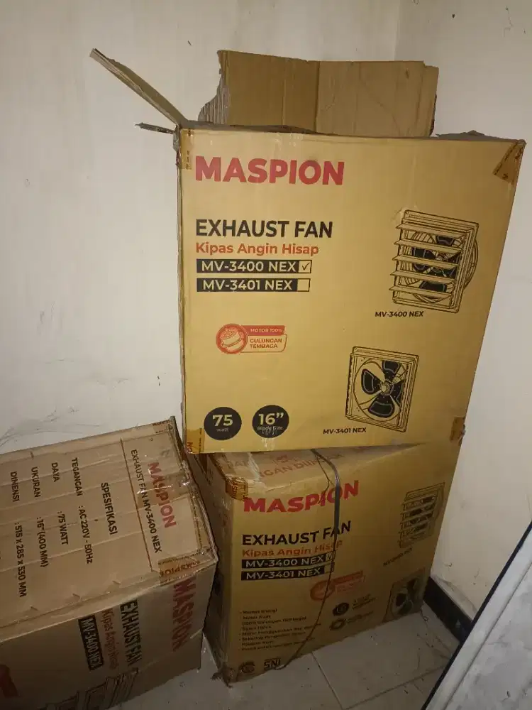 Paket Exhaust fan Maspion 16