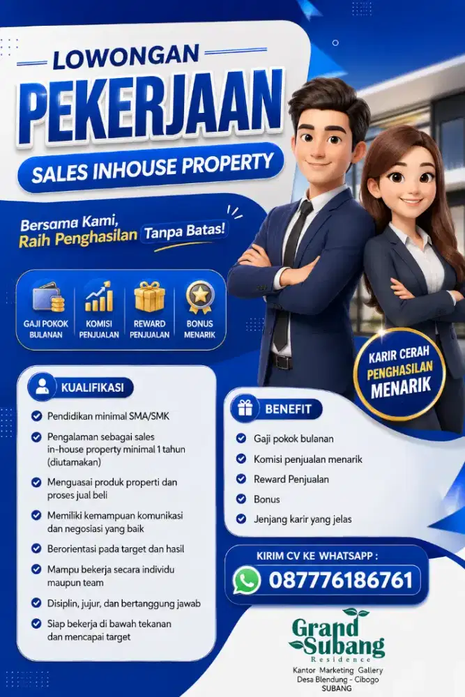 Dibutuhkan segera