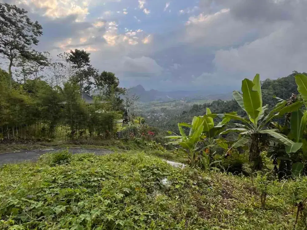 Tanah dengan view gunung agung dan perbukitan