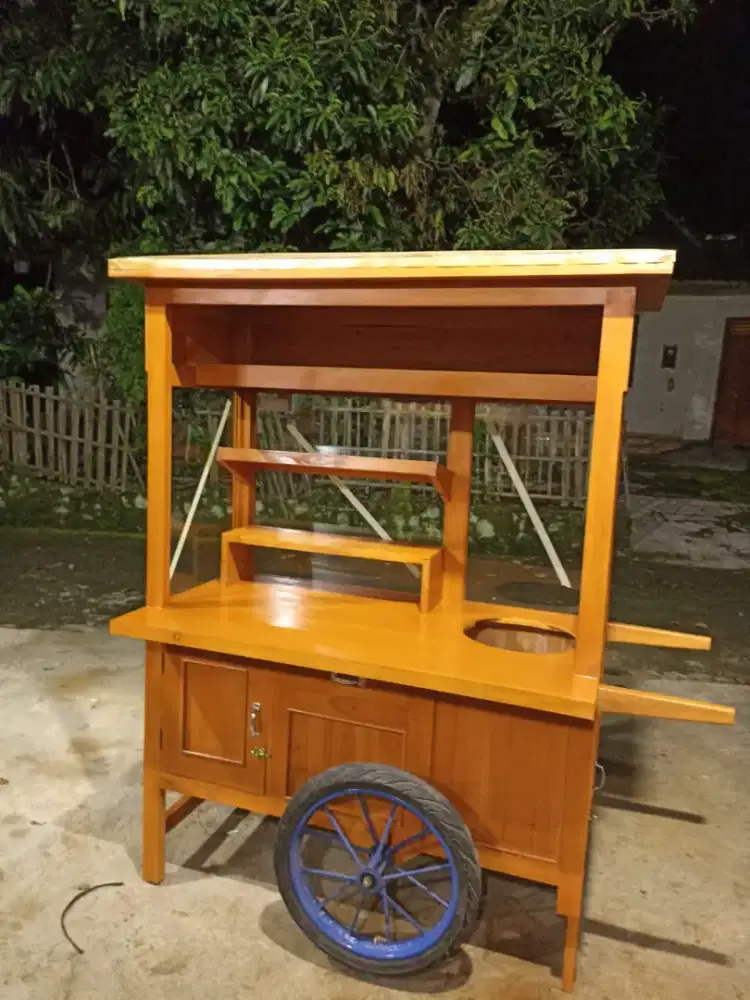 Jual Gerobak Angkringan, Bakso, Mie Ayam, Bubur, Sate, Soto, Pecel dll