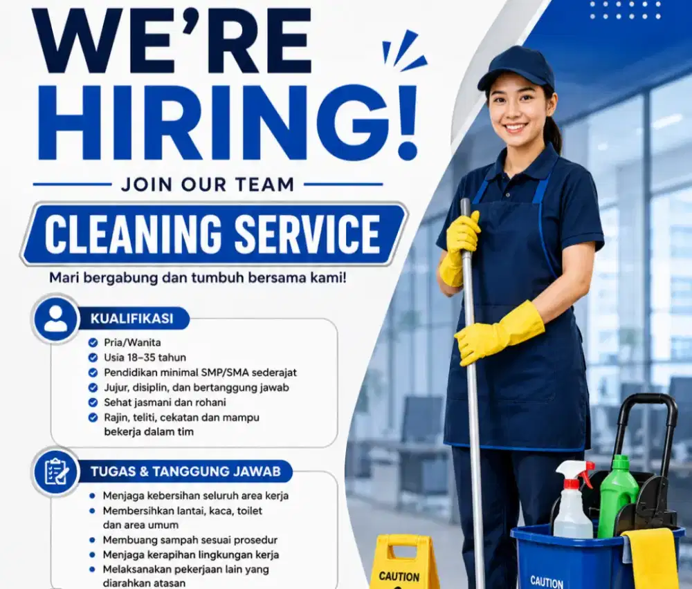 Lowongan cleaning service