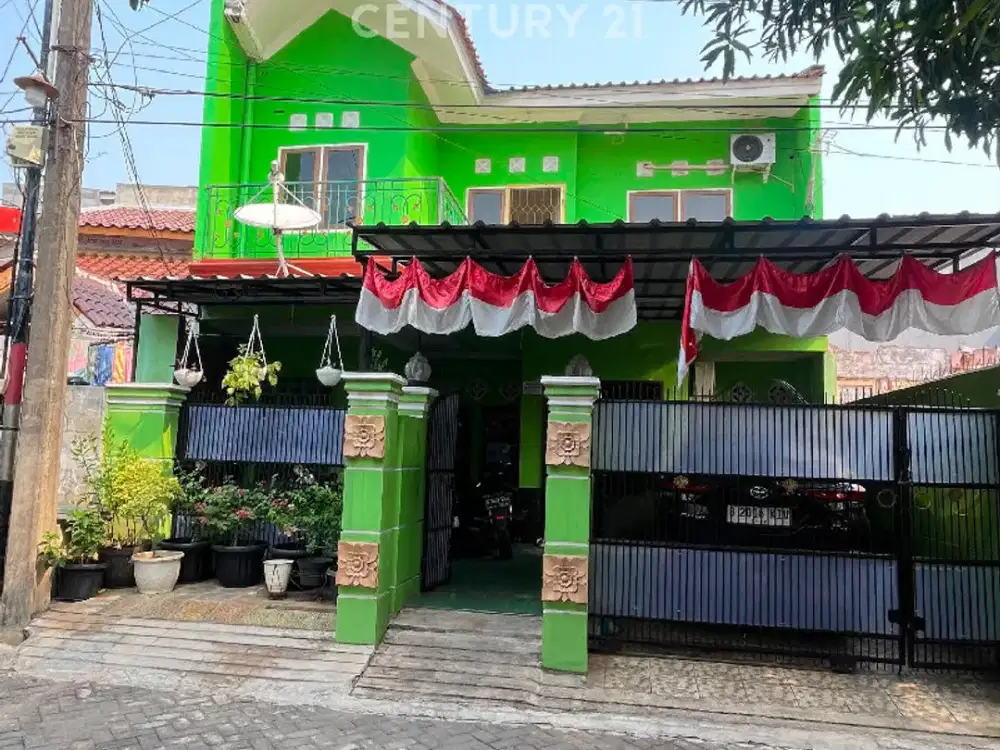 Rumah Cantik 2lt Furnish Bebas Banjir DiTaman Harapan Baru Bekasi