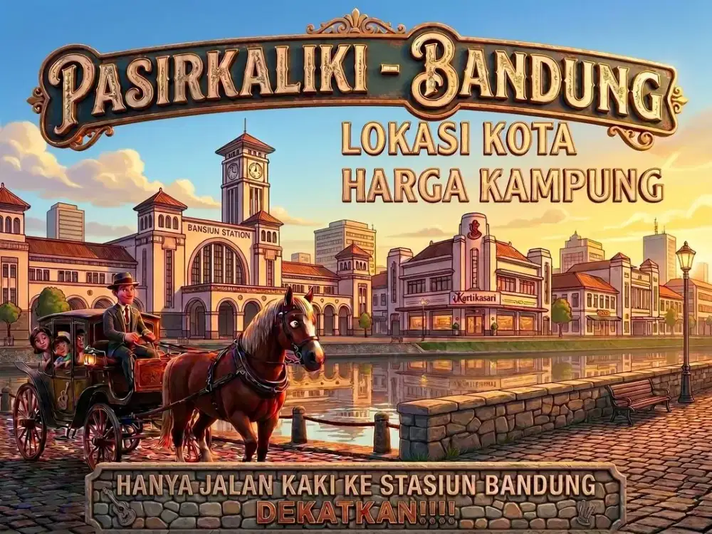 JUAL TANAH DI PASIRKALIKI, CICENDO, BANDUNG KOTA.