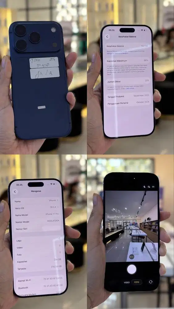IPHONE 17 PRO 256GB SECOND IBOX