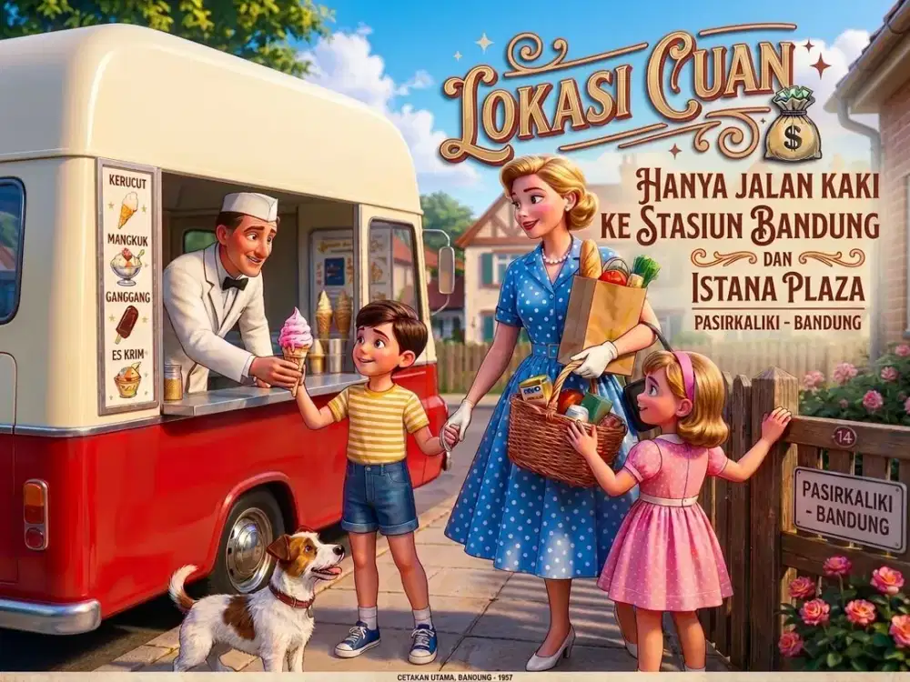 JUAL TANAH DI PASIRKALIKI, CICENDO, BANDUNG KOTA.