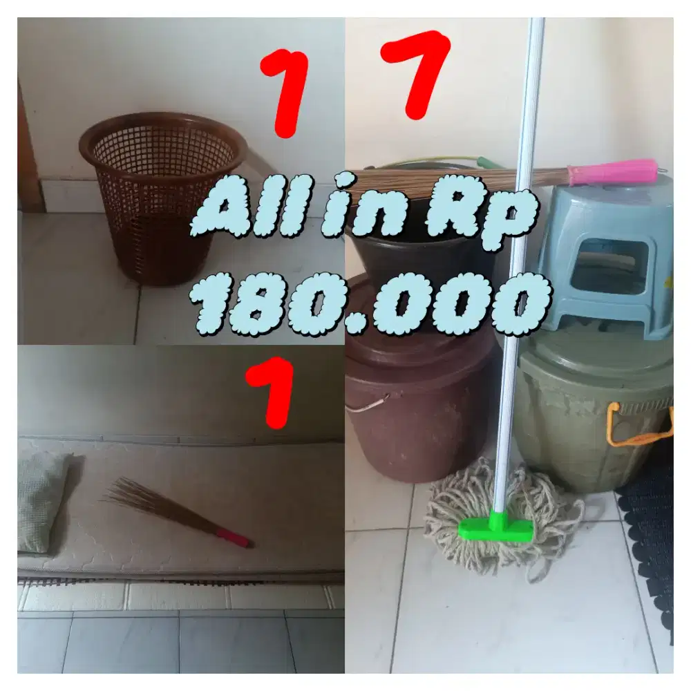 Di jual cepat alat-alat di bawah ini
