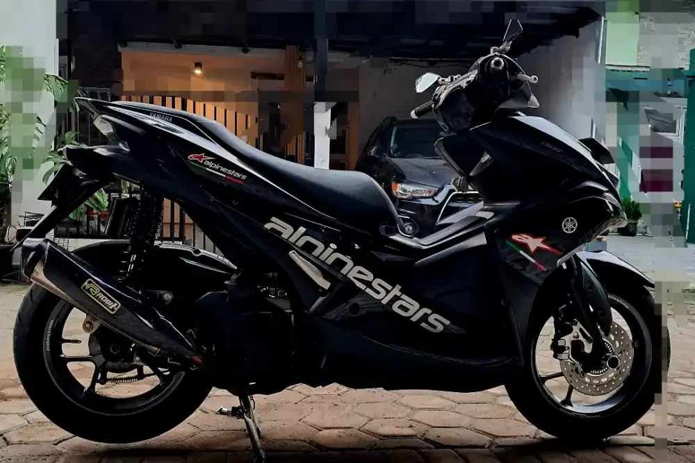 Aerox hitam repaint simple