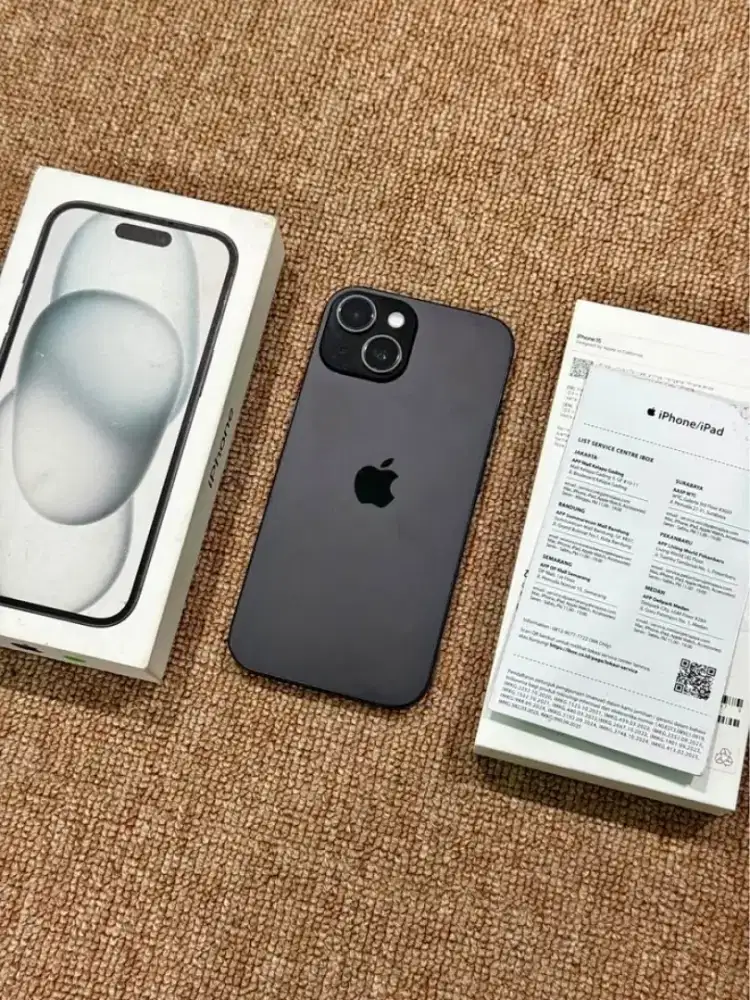 IP 15 128gb ibox fullset garansi on