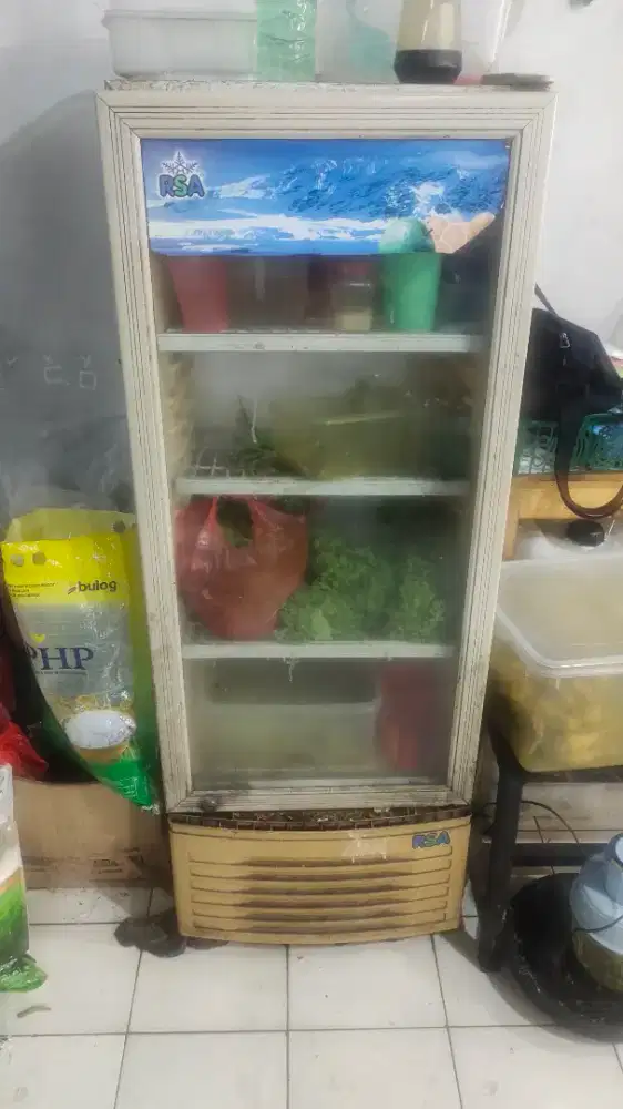 Showcase dan kulkas freezer