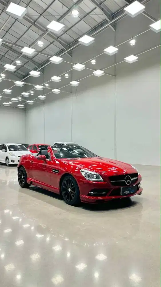 TDP 75jt!Mercedes Benz SLK 200 CGI Cabriolet 2013,Plat L,Tgn 1,KM 48rb