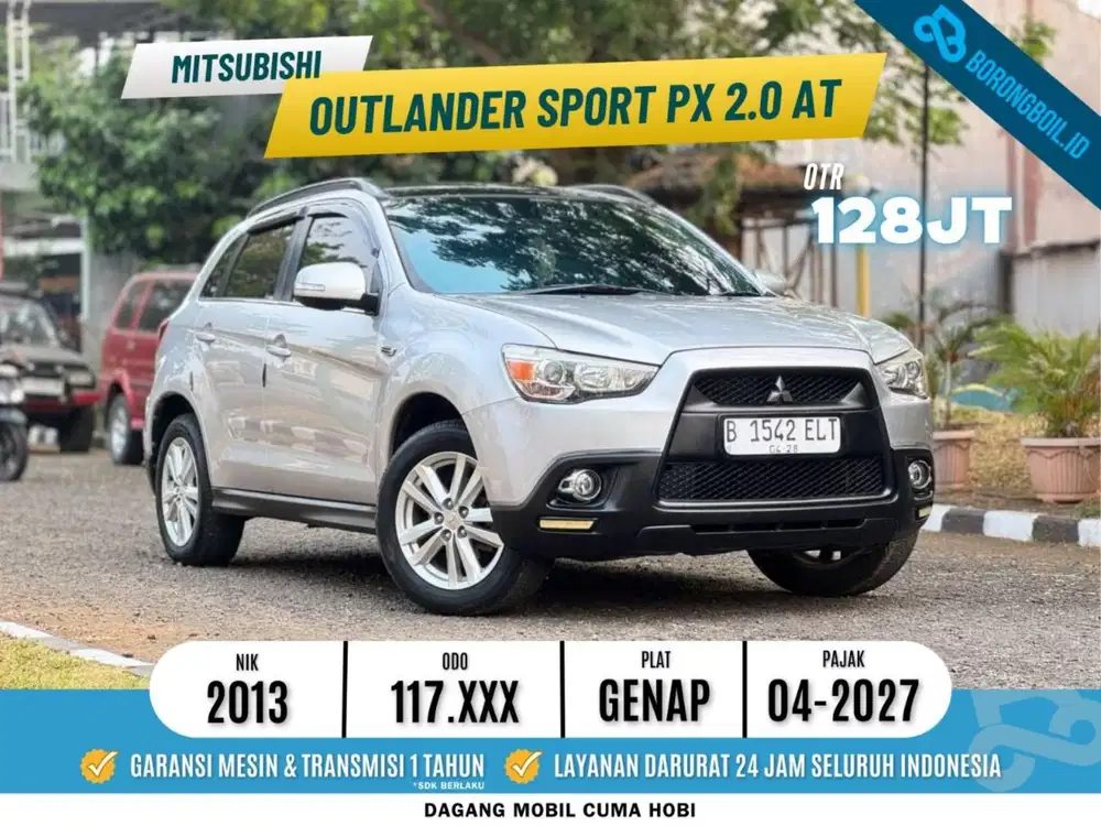 TERMURAHH Mitsubishi Outlander sport 2.0 PX AT 2013 abu - abu metalik