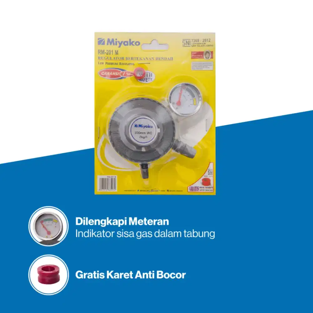 Regulator Miyako Tipe RM-201 M Meteran