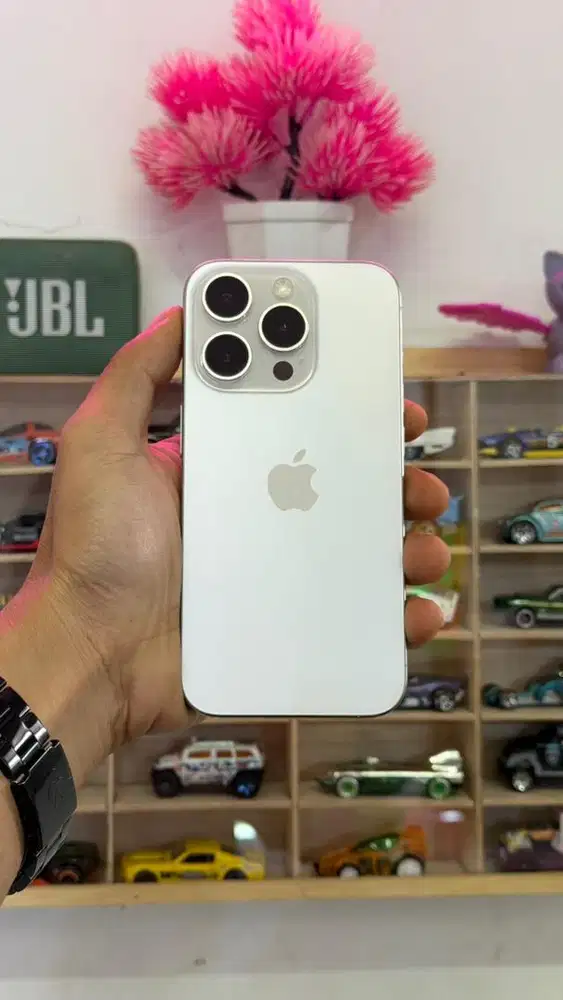 Iphone 15 pro 256gb silver second mulus iBox