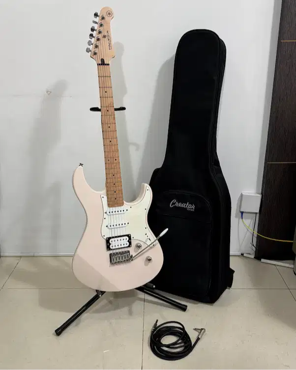 Yamaha Pacifica 112 VM Sonic Pink gitar elektrik + bonus