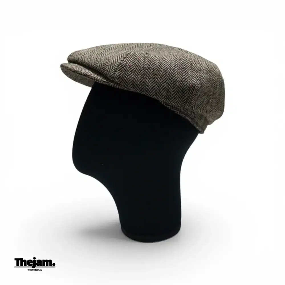 Thejam. Topi klasik Gatsby Hat Wool Herringbone