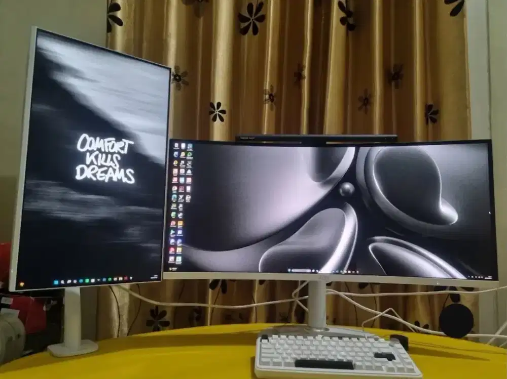 MONITOR MSI White 34inch dan 25inch