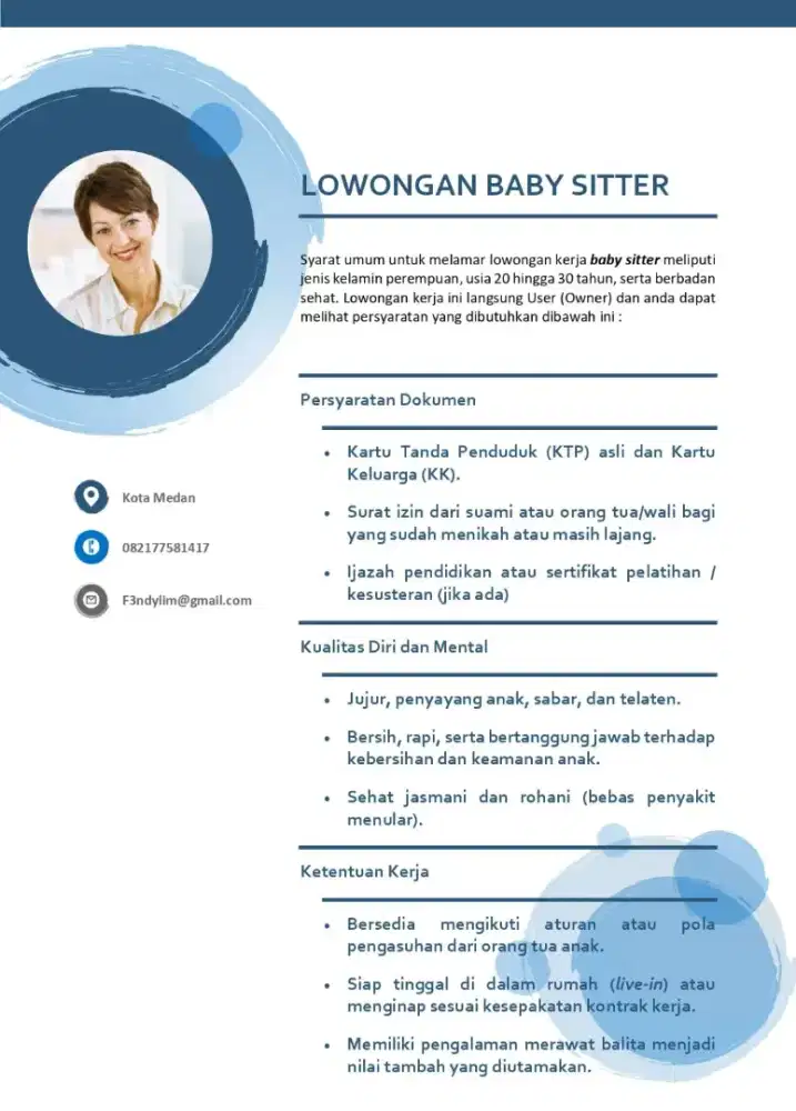 Lowongan Baby Sitter