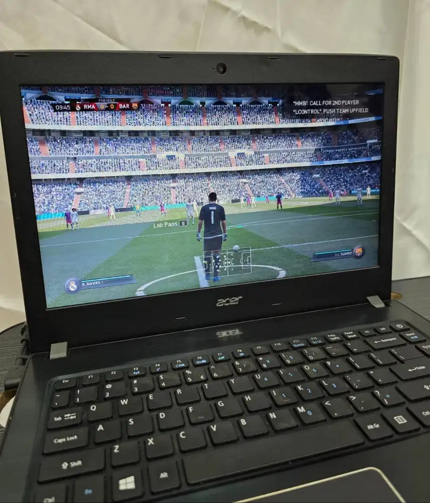 Laptop Acer Intel i7 Nvidia 940MX RAM 12GB Storage 250GB SSD + 1TB HDD