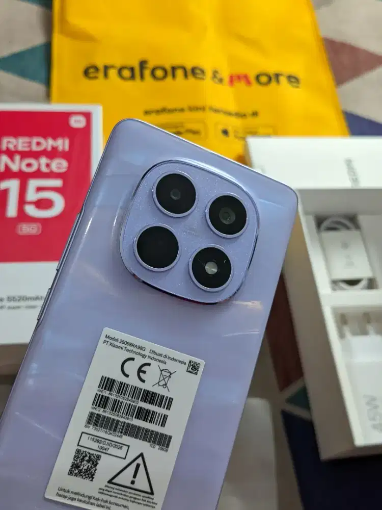 XIAOMI REDMI NOTE 15 5G (8/256) BU BISA ANTAR