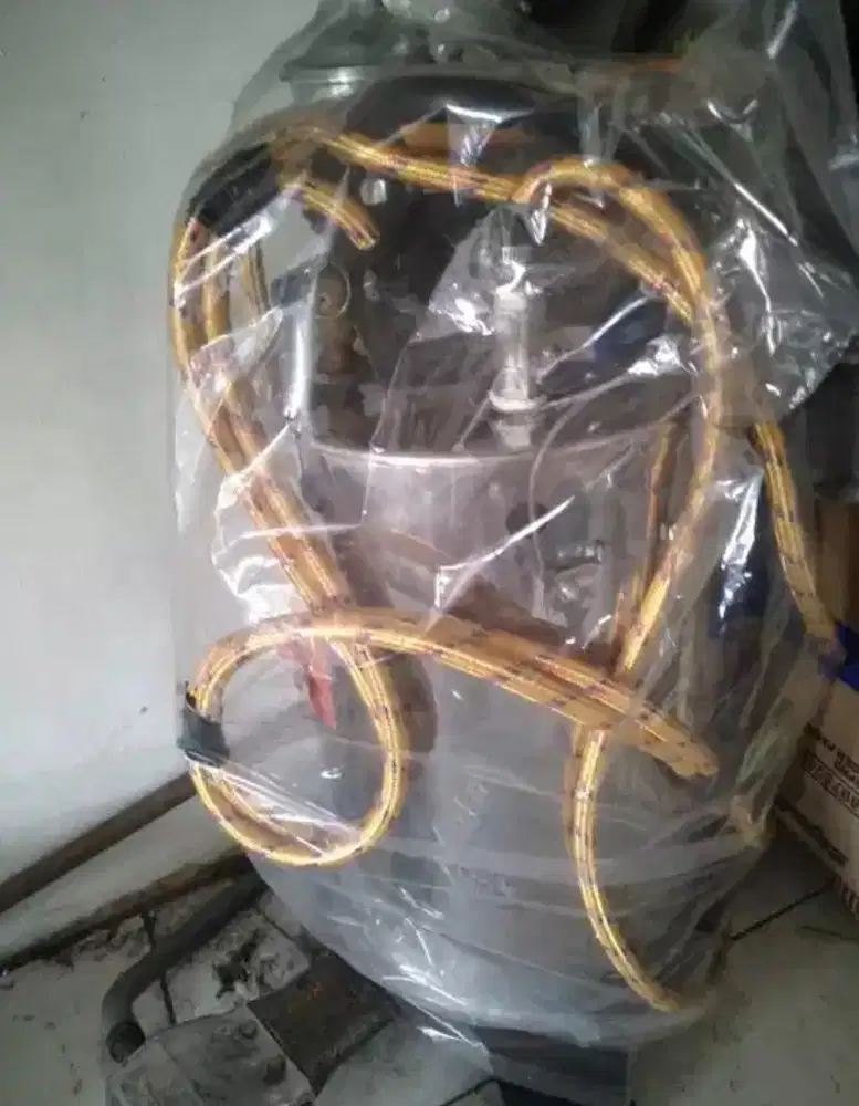 setrika uap laundry bekas, mulus lengkap (nego)